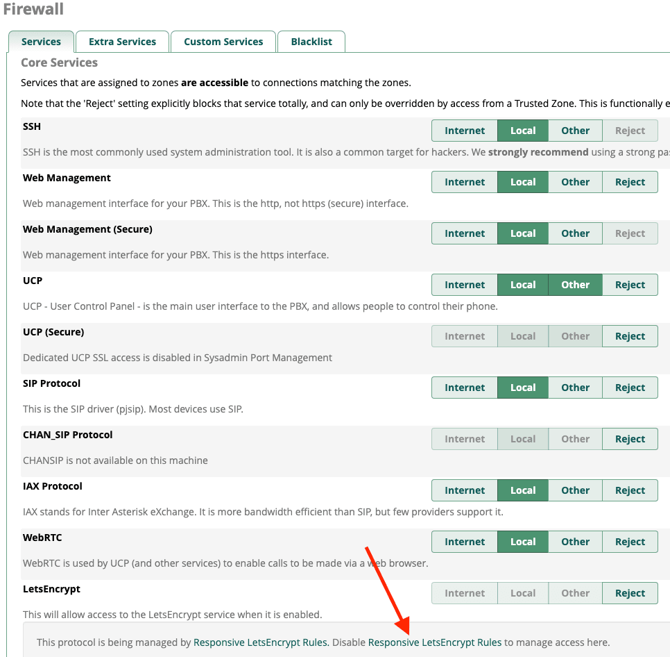 FreePBX SSL szyfrowanie HTTPS i Let's Encrypt część 3 4 Responsive LetsEncrypt Rules