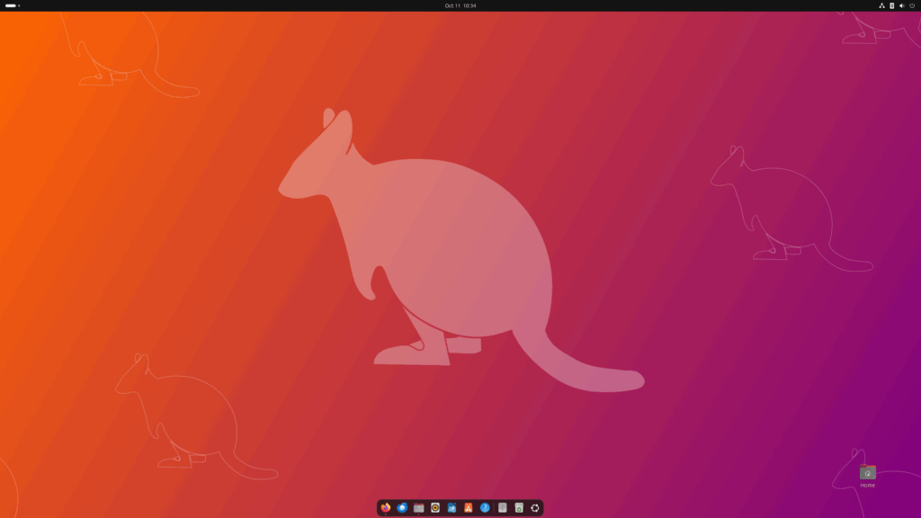 Ubuntu 25.10 Desktop