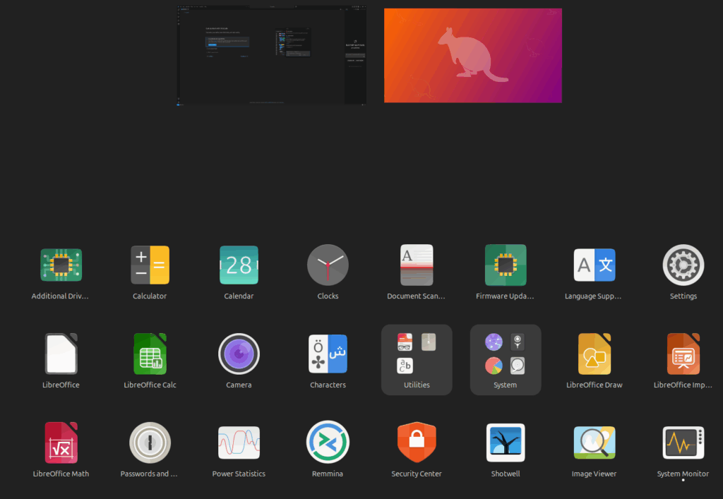 Ubuntu 25.10 New icons